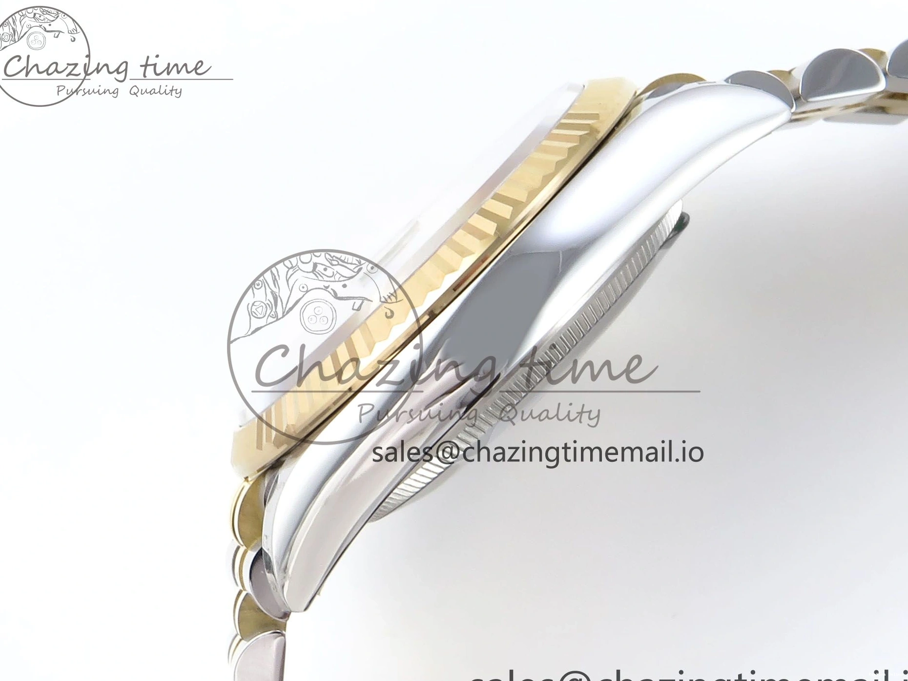 1225 Resilient DateJust 36 126233 EWEF Best Edition YG Stick Dial on SS YG Jubilee Bracelet A 624